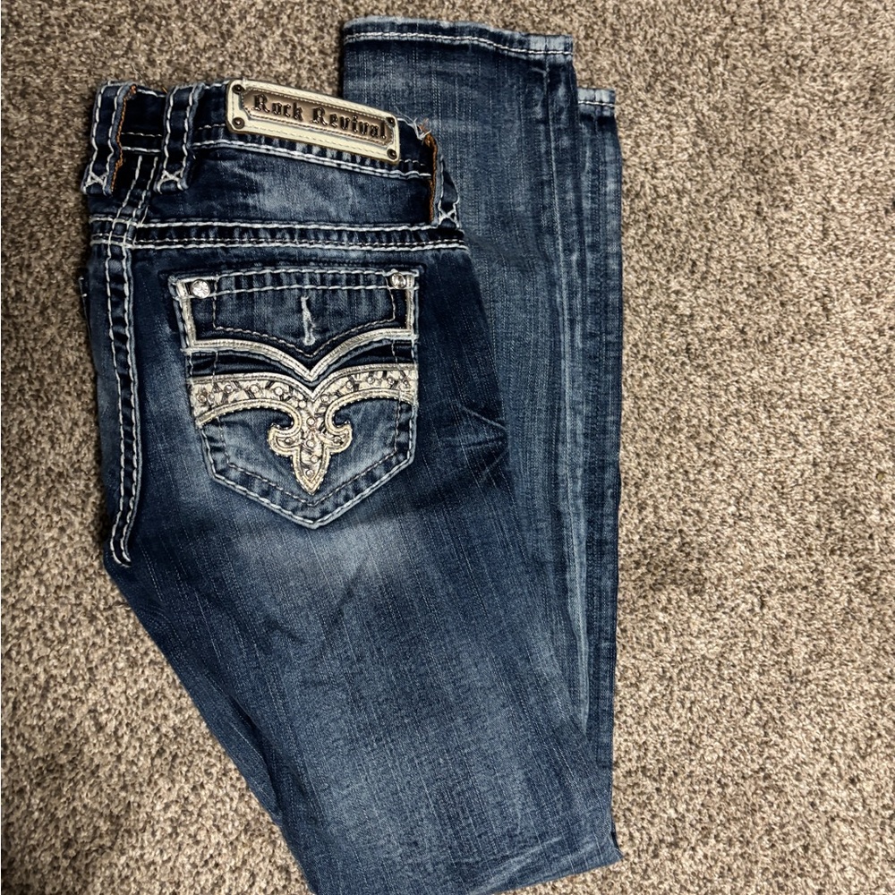 Rock Revival Women's Dark Blue Jeans
